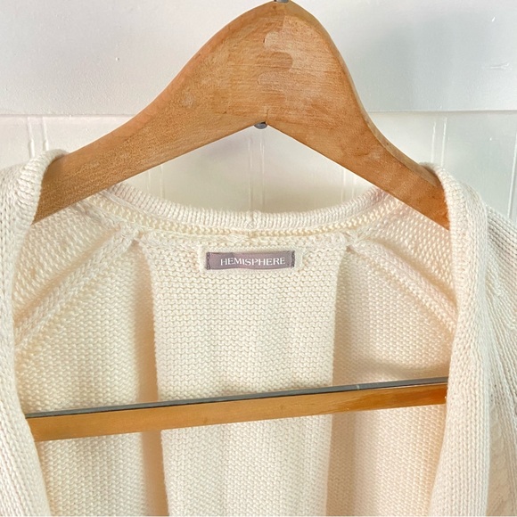 Hemisphere Cotton Sweater Cardigan EU 36 Small German European 3/4 Sleeves - Picture 3 of 9
